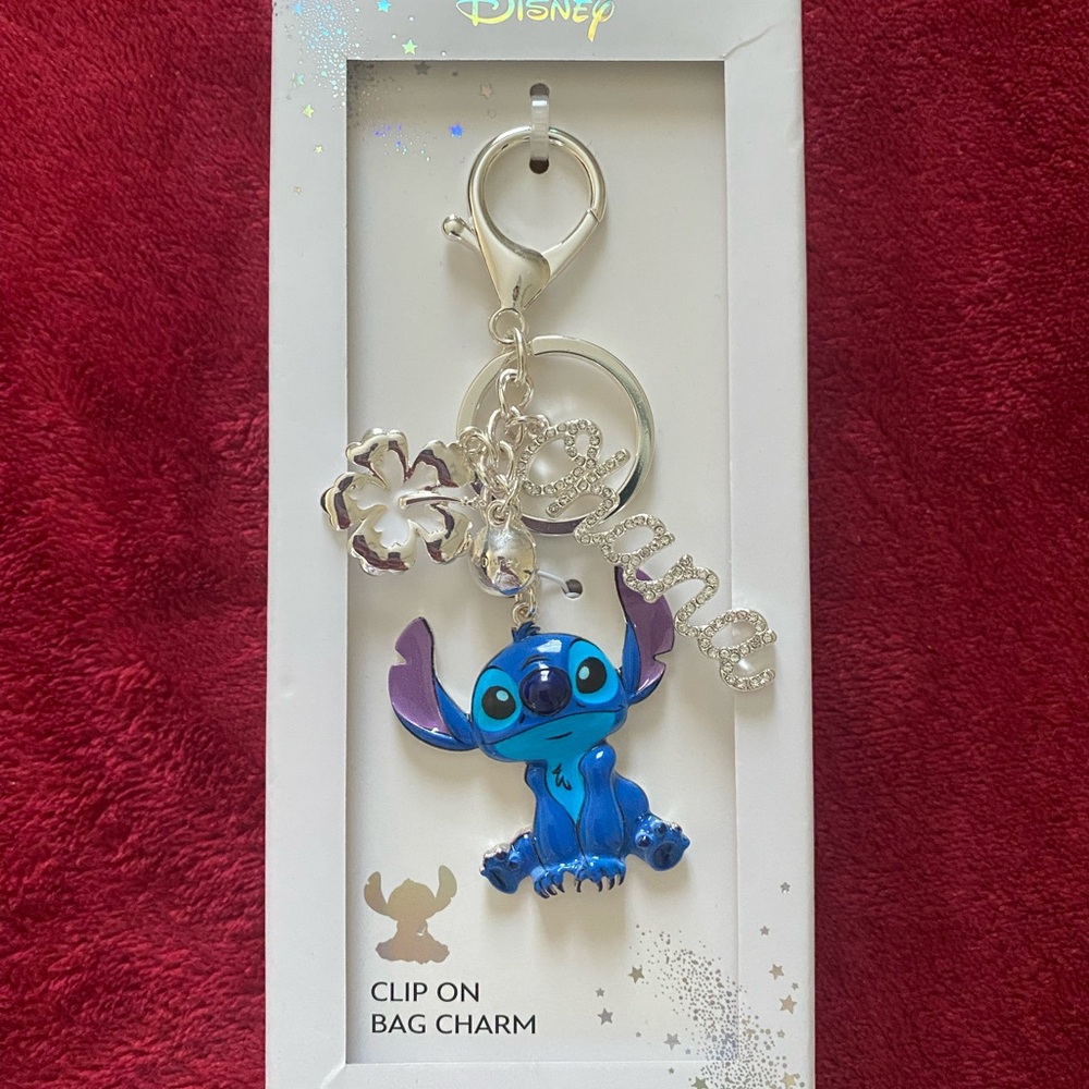 Disney Blue Stitch Bag Charm